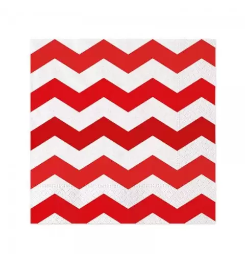 TOVAGLIOLI ZIG ZAG ROSSO - PZ 20