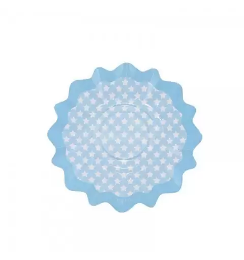 PIATTI STELLE CELESTE 8 PZ