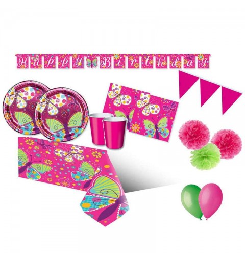 KIT N.55 FARFALLE – SET TAVOLA PER FESTE