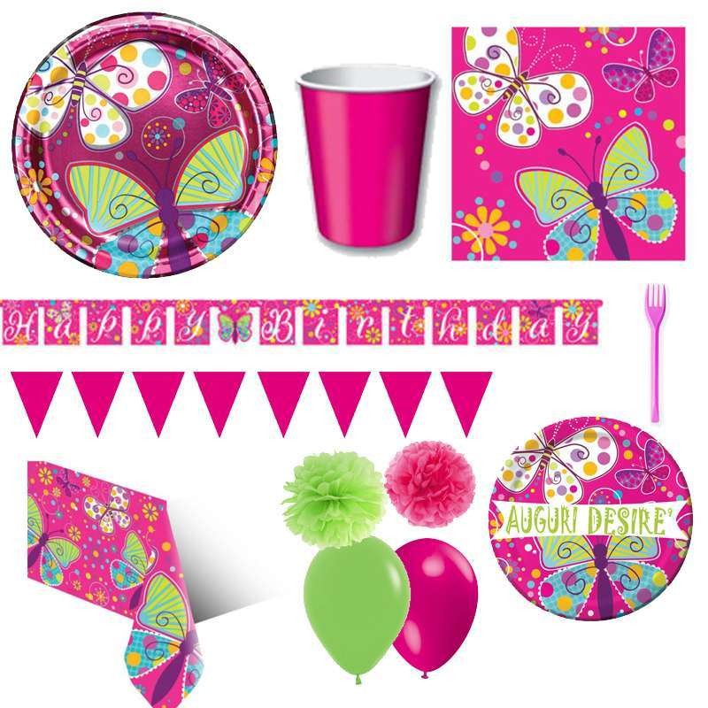 KIT N.63 FARFALLE– ACCESSORI PER FESTA BUTTERFLY