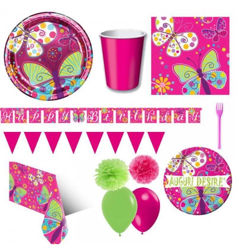 KIT N.63 FARFALLE– ACCESSORI PER FESTA BUTTERFLY