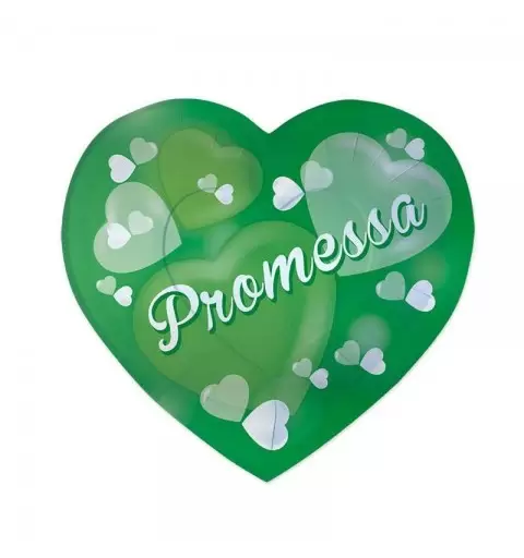 Piatti promessa cuore