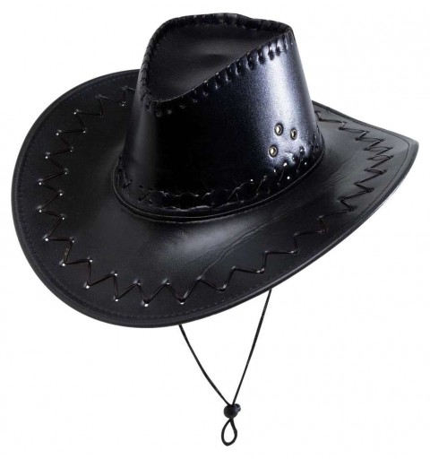 Cappello da cowboy nero