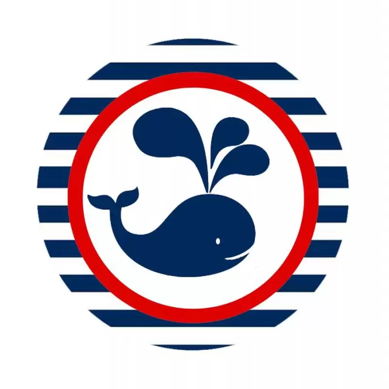 Adesivo tondo tema mare