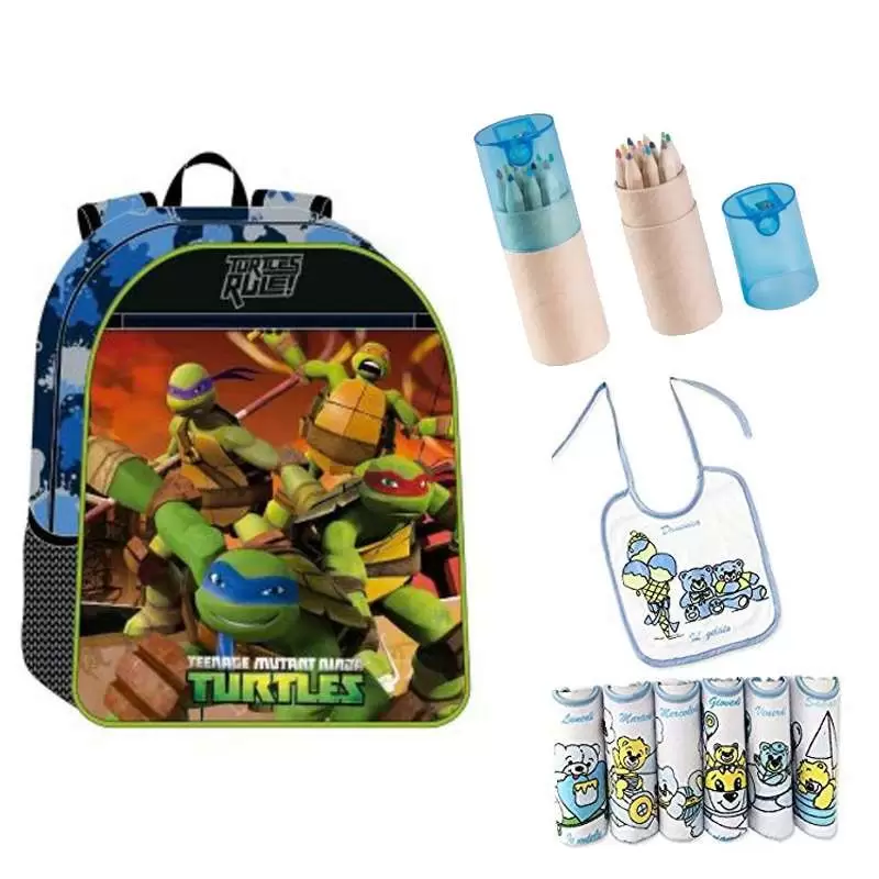 ZAINO PASTELLI E BAVETTA – SET SCUOLA MATERNA