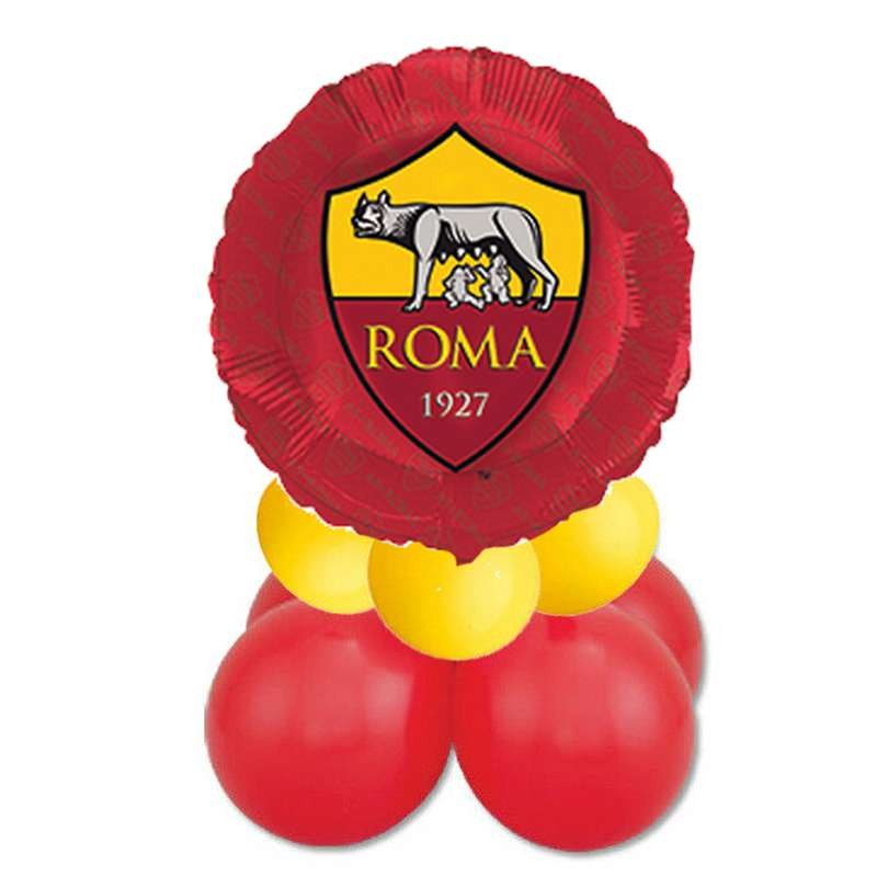 Centrotavola palloncini AS Roma