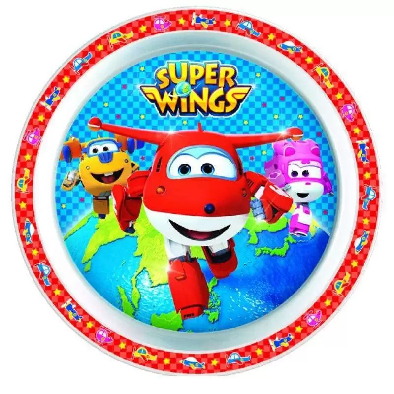 PIATTO IN PLASTICA SUPER WINGS