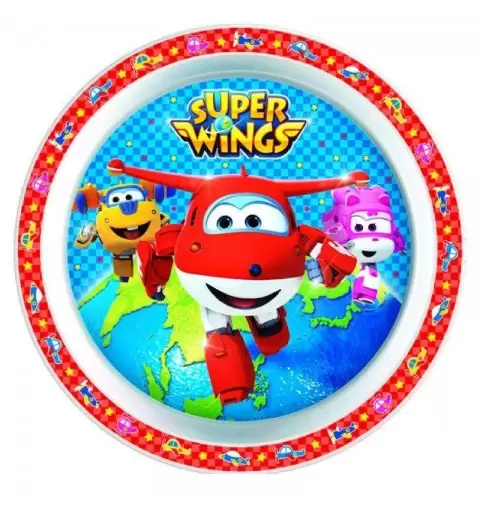 PIATTO IN PLASTICA SUPER WINGS