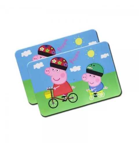 TOVAGLIETTA COLAZIONE IN PLASTICA PEPPA PIG