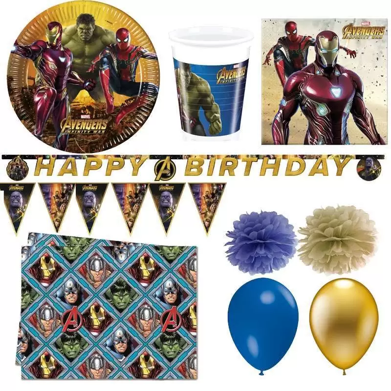 KIT N.46 AVENGERS INFINITY WAR – ACCESSORI PER FESTA A TEMA