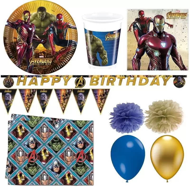 KIT N.55 AVENGERS INFINITY WAR – COMPLEANNO MARVEL