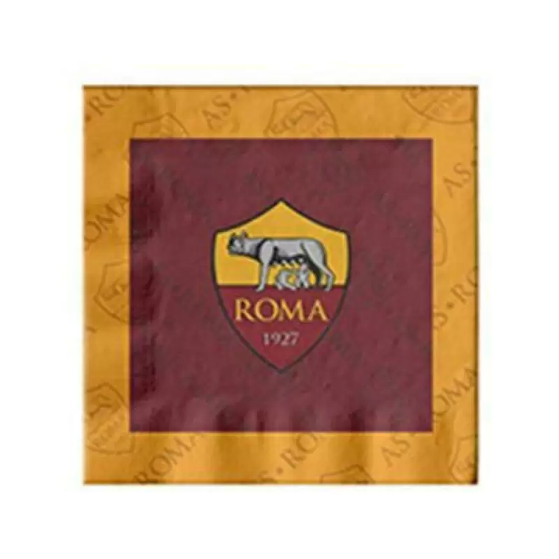 KIT N.54 AS ROMA - ADDOBBI TAVOLA CON PALLONCINI FLUFFY E FORCHETTE