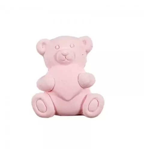 Orsetto rosa gesso