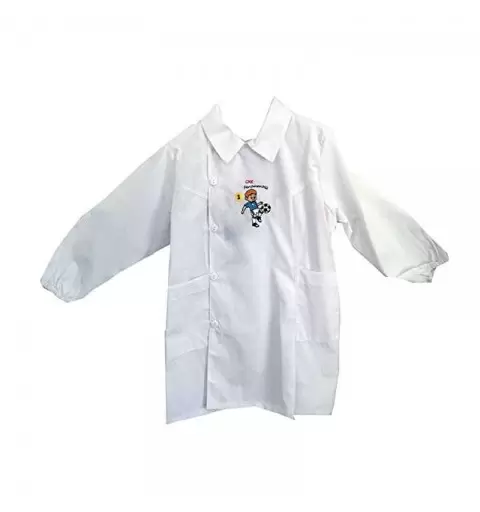 Grembiulino bianco football