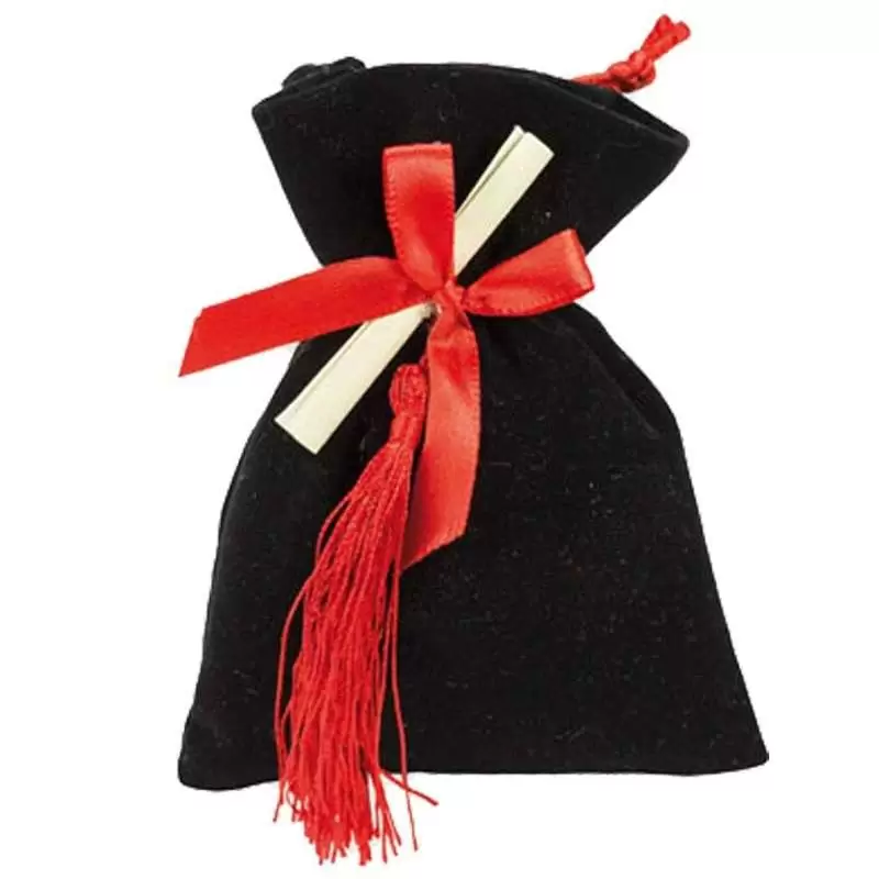 Sacchetto nero velluto