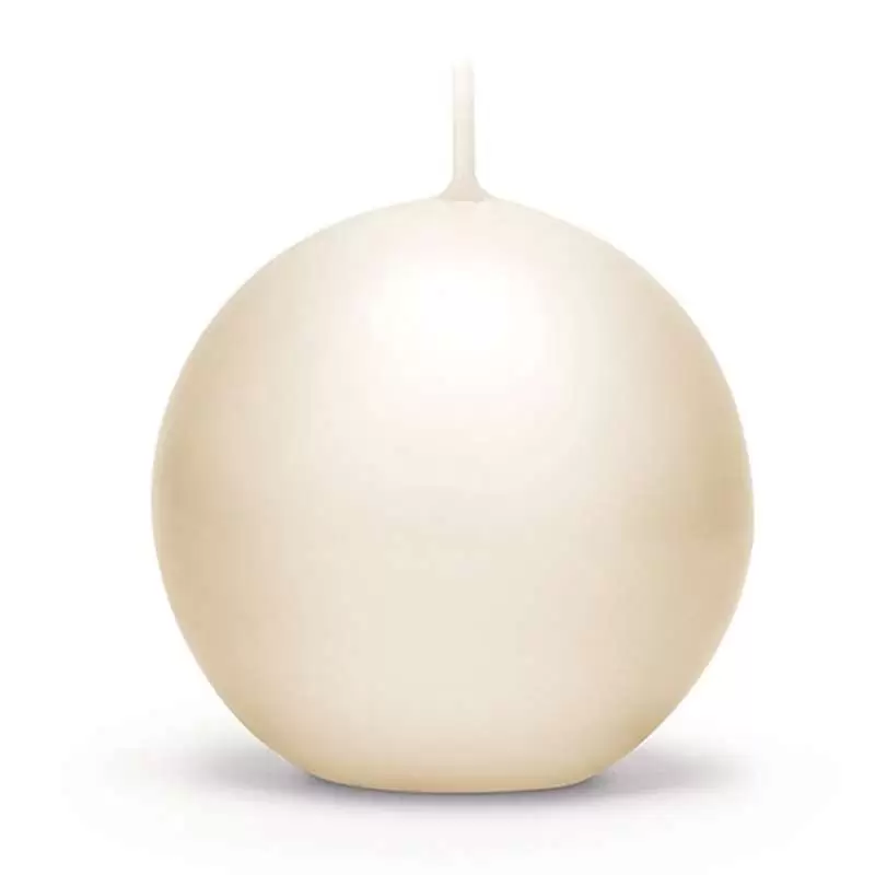 Candele crema matt avorio