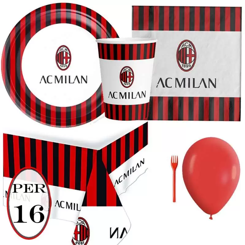 KIT N.6 DIABLOTTO STRISCE ROSSO NERE