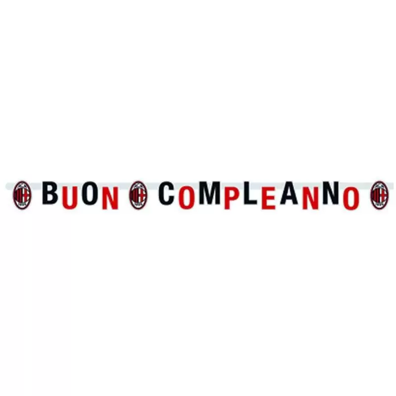 KIT N. 51 AC MILAN - ADDOBBI COMPLEANNO