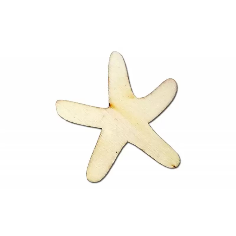 DECORAZIONI IN LEGNO A TEMA MARE - CAVALLUCCIO TIMONE STELLA