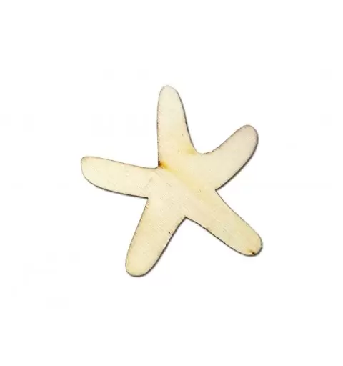 DECORAZIONI IN LEGNO A TEMA MARE - CAVALLUCCIO TIMONE STELLA