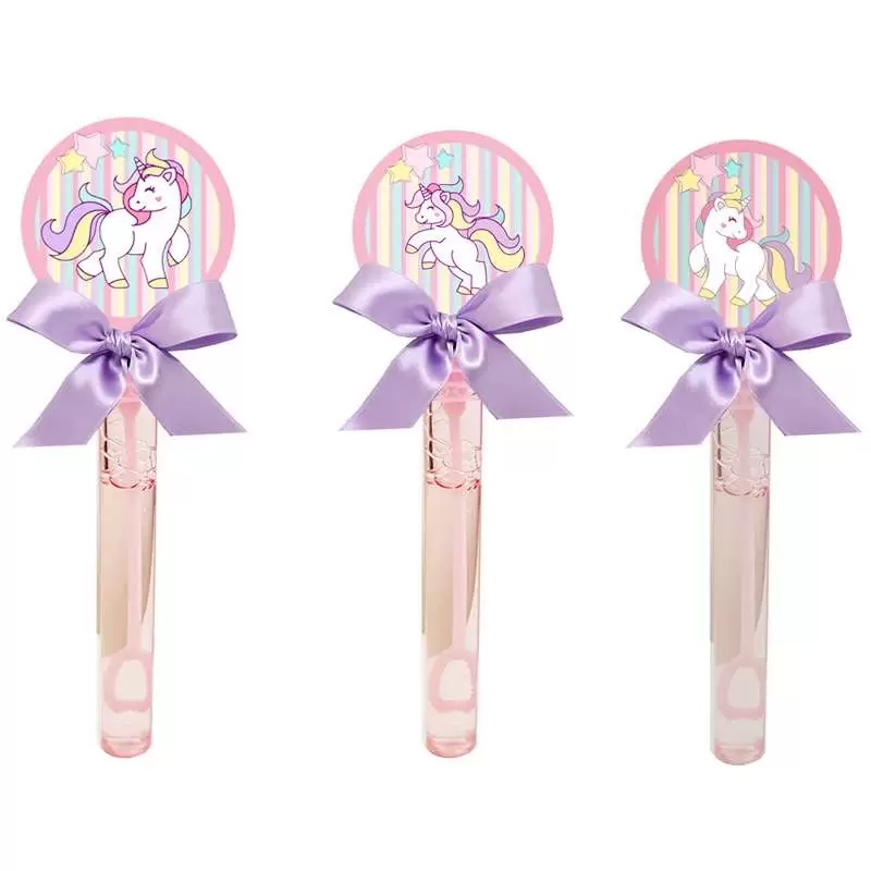 Bolle di sapone cuore unicorno