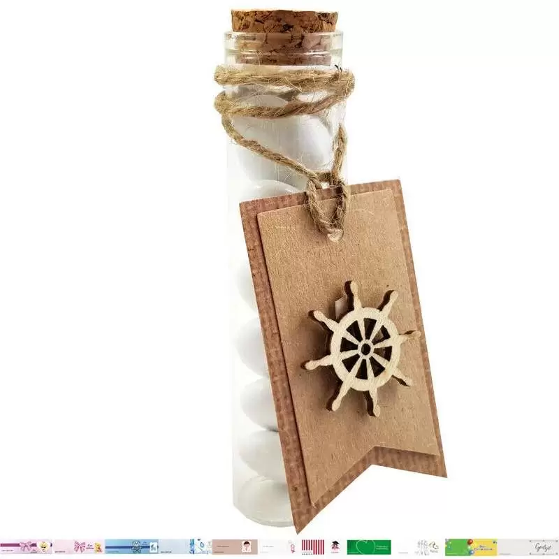 Bomboniere timone legno mare