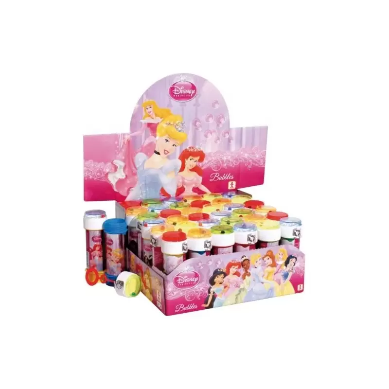 KIT COMPLEANNO BAMBINA PRINCIPESSE DISNEY CON BOLLE DI SAPONE