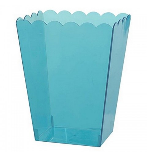 CONTENITORE PLASTICA COLORATA BOX PORTA POP CORN - 1 PZ
 Colore-Azzurro