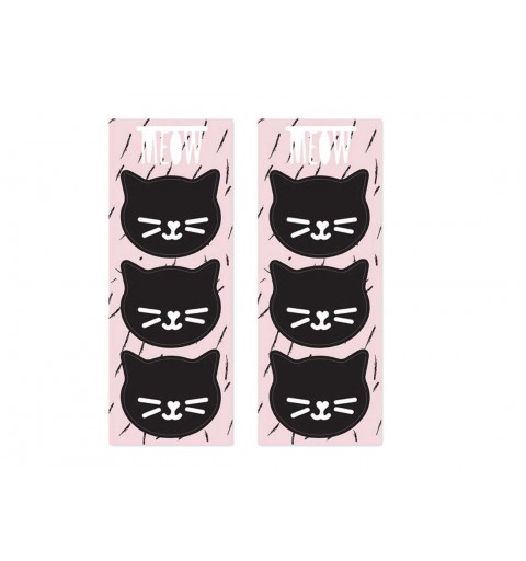 Sacchetti gatti rosa - 18 pz