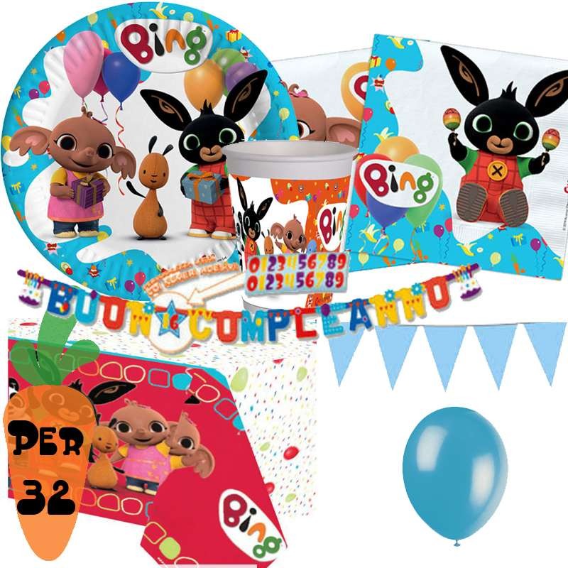 Bing accessori compleanno - Feste - Decorazioni - di Baby Art_par
