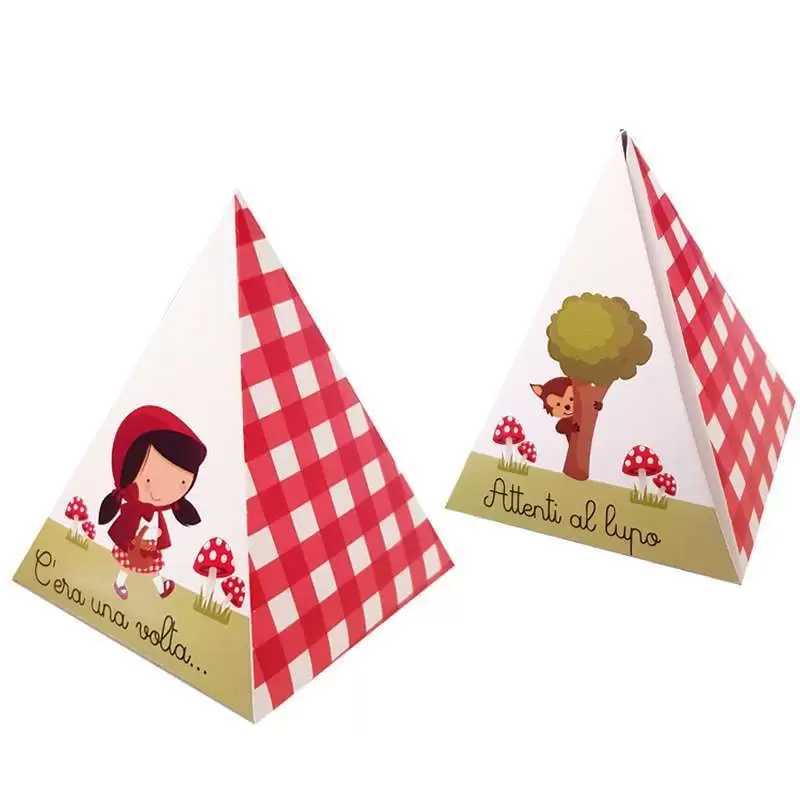 BOMBONIERE CAPPUCCETTO ROSSO REGALINI FINE FESTA - 30 PZ