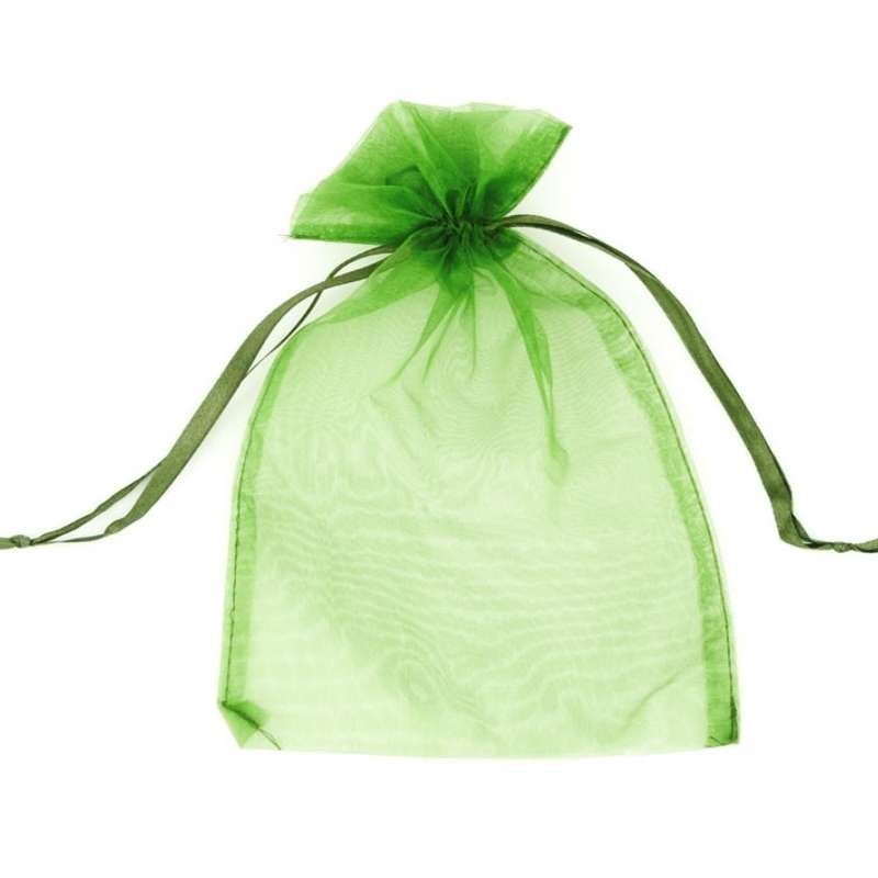 Sacchetto verde organza