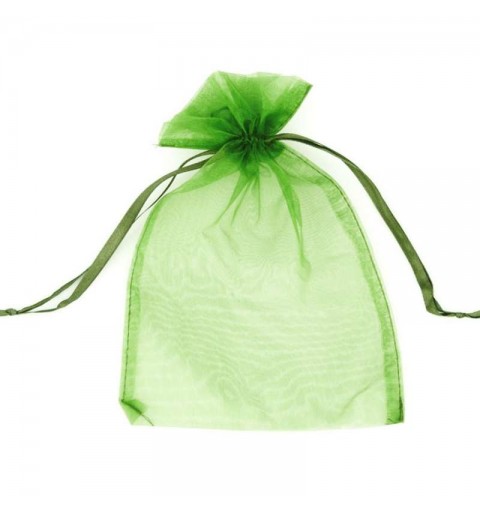 Sacchetto verde organza