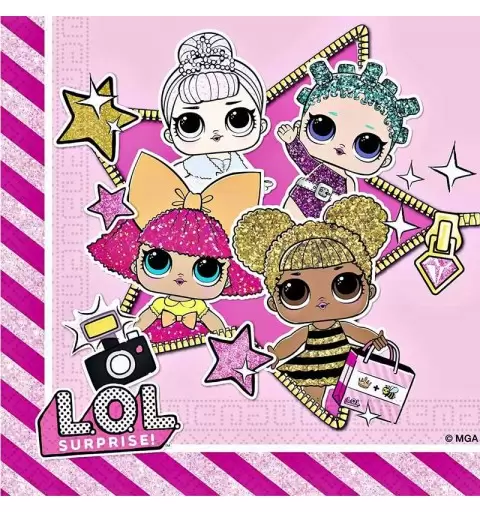 Kit n.16 LoL Surprise - set tavola bamboline Diva