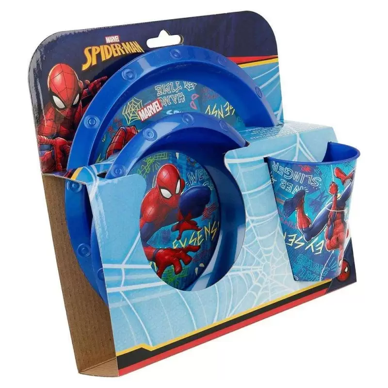 Confezione set pappa Spiderman