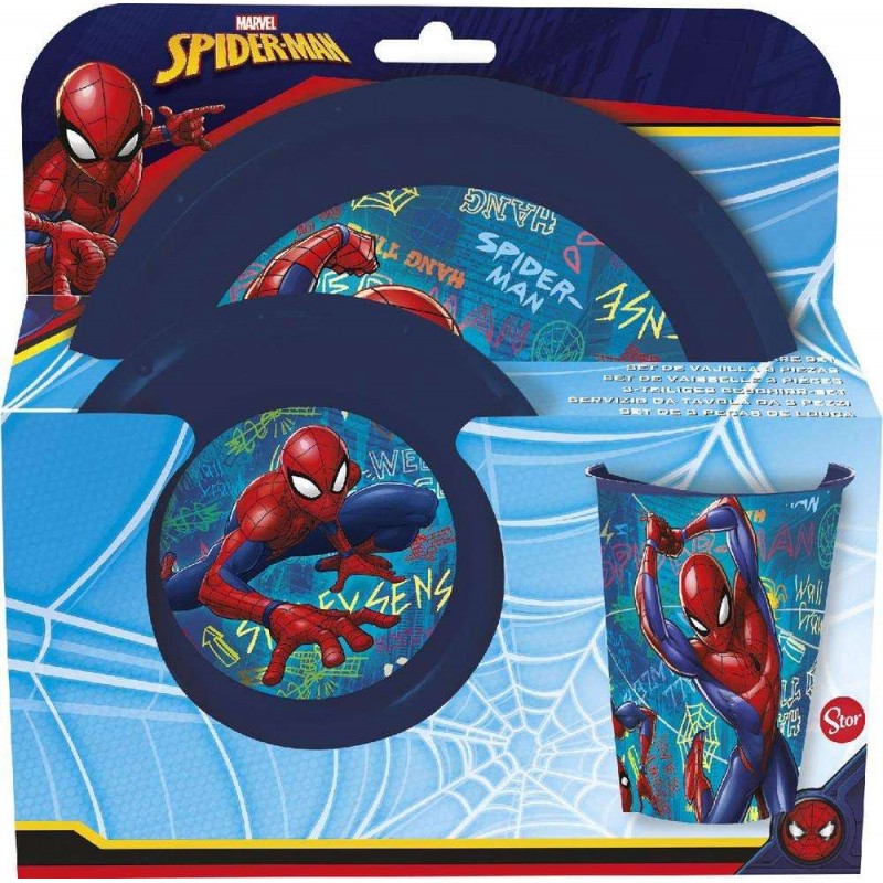 Confezione set pappa Spiderman
