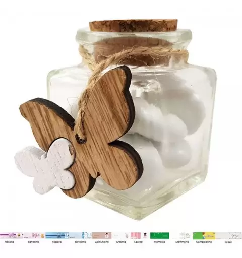 Bomboniere farfalle di legno