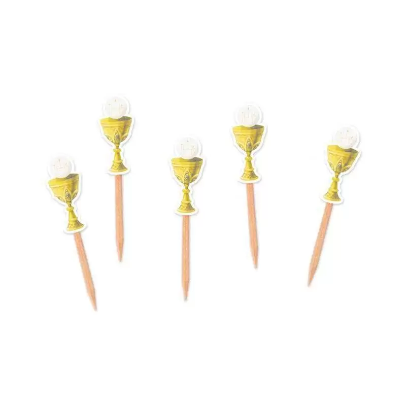 STUZZICADENTI / PICKS CALICE PRIMA COMUNIONE 25 PZ 13983