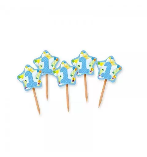 STUZZICADENTI / PICKS 1 ANNO STELLA CELESTE 25 PZ