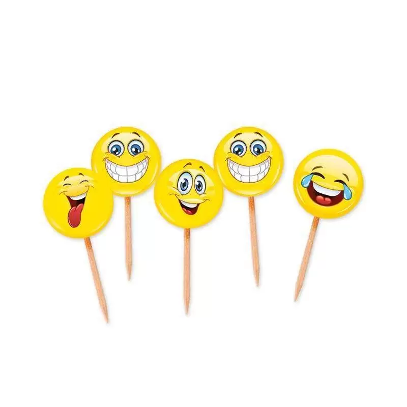 STUZZICADENTI / PICKS FACCINE EMOTICON SMILE 75 PZ