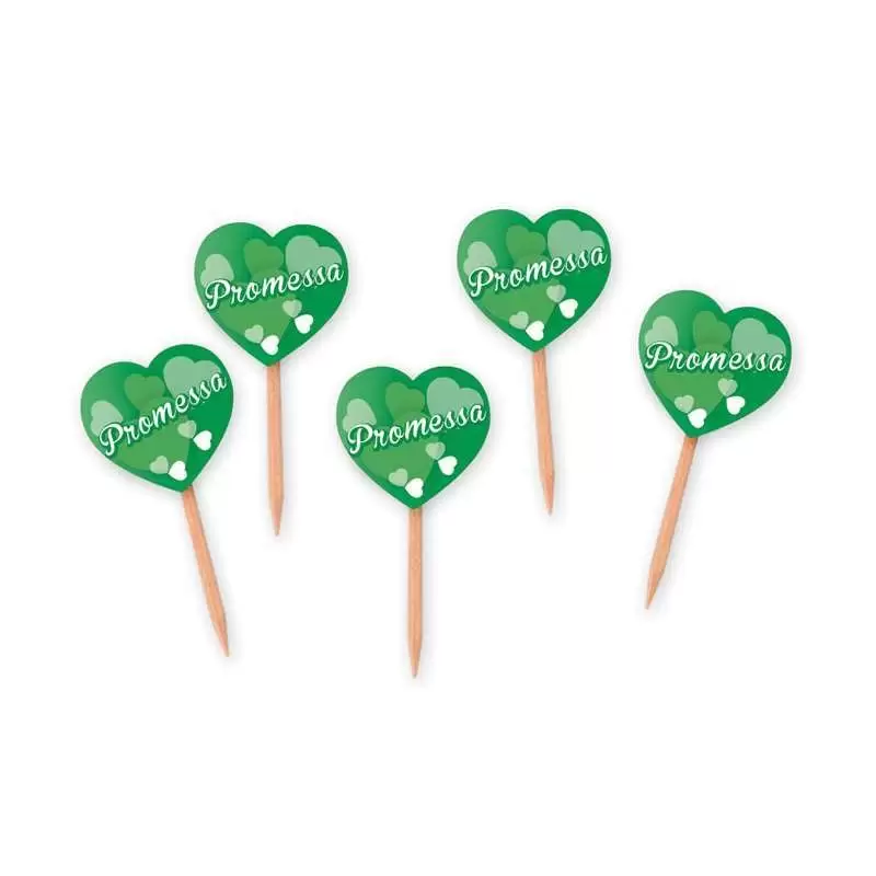 STUZZICADENTI PROMESSA DI MATRIMONIO - 25 PZ