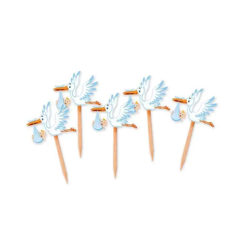 STUZZICADENTI CICOGNA CELESTE 25 PZ