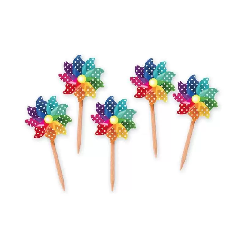 STUZZICADENTI GIRANDOLA COLORATA – 25 PZ