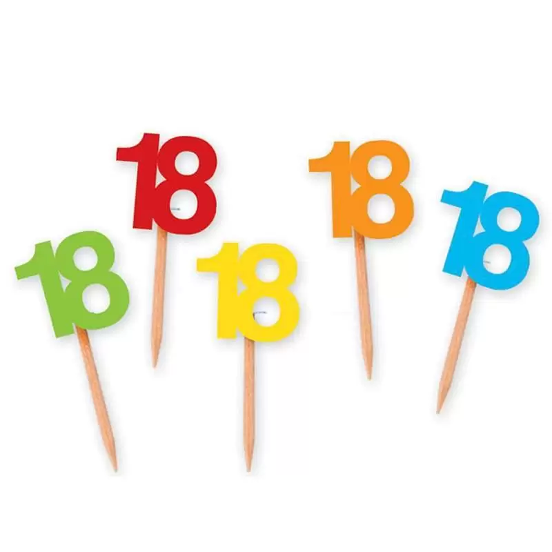 STUZZICADENTI 18 ANNI – 25 PZ