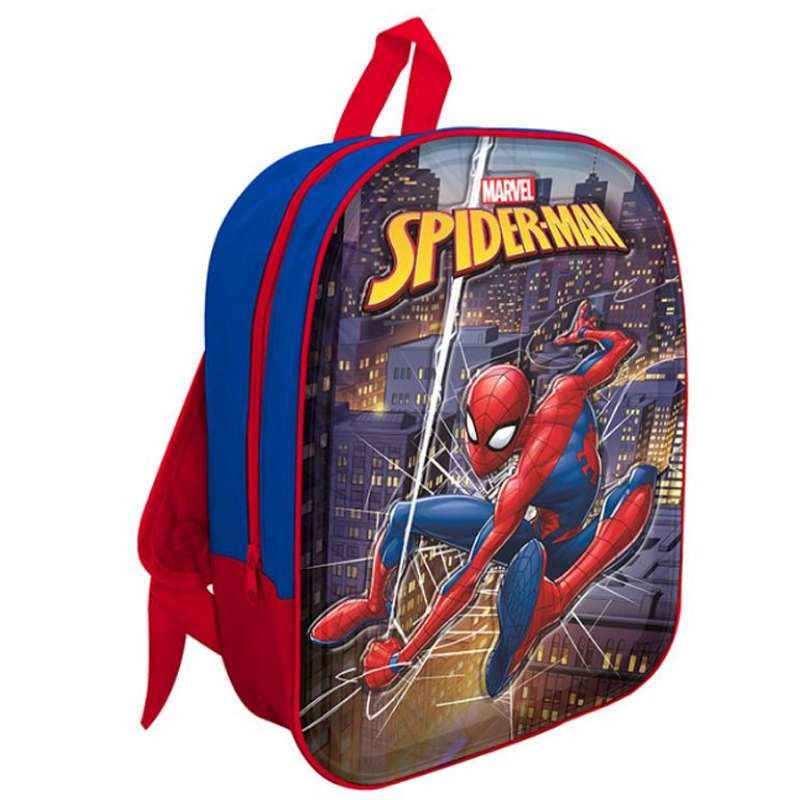 Zainetto Spiderman asilo tridimensionale