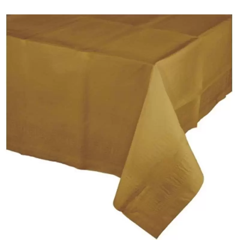Tovaglia dorata di carta