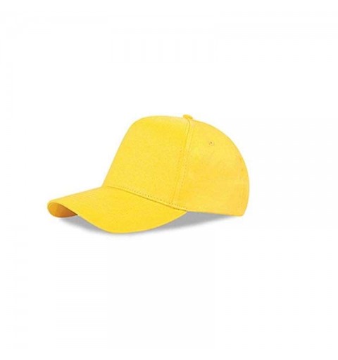Cappellino giallo con visiera per bambini