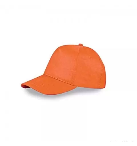 CAPPELLINO ARANCIONE CON VISIERA - 1 PZ