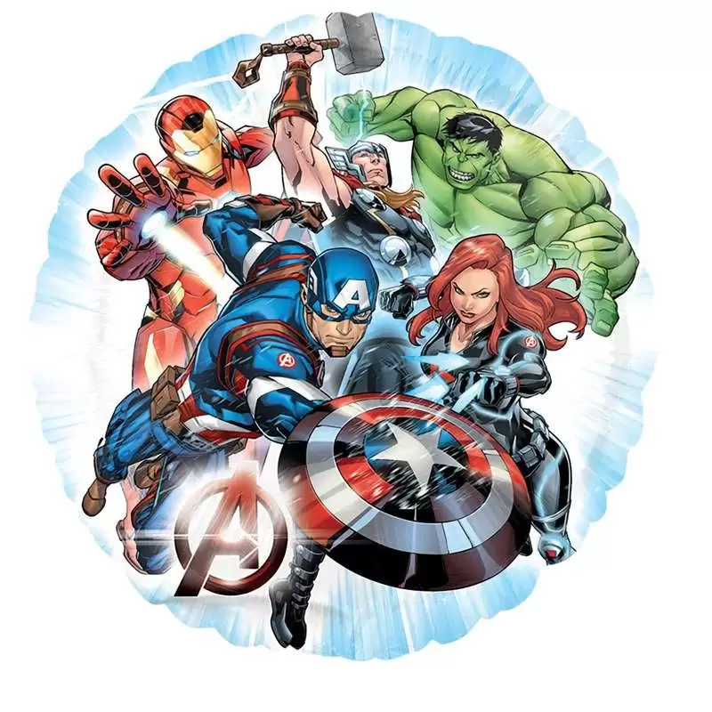 27083 PALLONCINO FOIL AVENGERS MARVEL ADDOBBI COMPLEANNO BAMBINI 