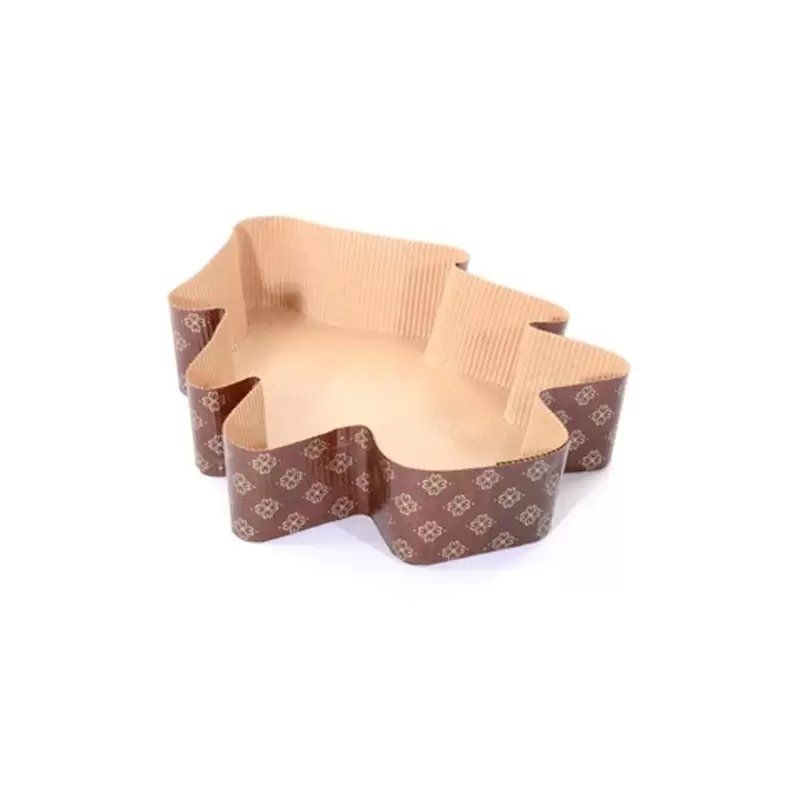 STAMPO PER PANETTONE ALBERO DI NATALE IN CARTA FORNO